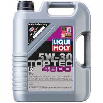 2318 LIQUI MOLY ОЛИВА МОТОРНА TOP TEC 4500 5W-30 5Л