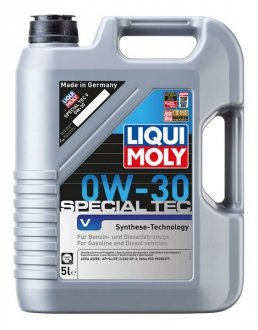 2853 LIQUI MOLY Олія моторна Liqui Moly Special Tec V 0W-30 (5 л)