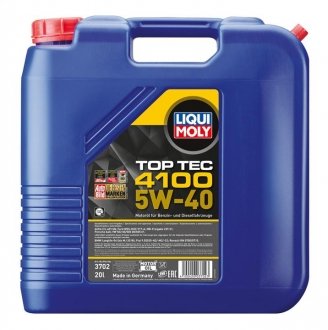 3702 LIQUI MOLY Олія моторна Liqui Moly Top Tec 4100 5W-40 (20 л)