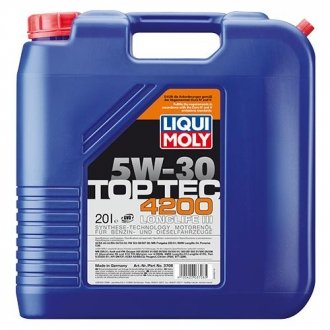 3708 LIQUI MOLY Олія моторна Liqui Moly Top Tec 4200 5W-30 (20 л)