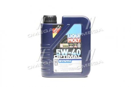 3925 LIQUI MOLY Масло моторное Liqui Moly Optimal Synth 5W-40 (1 л)