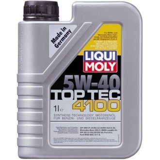 7500 LIQUI MOLY Масло моторное Liqui Moly Top Tec 4100 5W-40 (1 л)