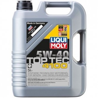 7501 LIQUI MOLY Олива моторна Top Tec 4100 5W-40 5л