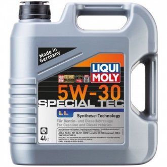 7654 LIQUI MOLY Масло моторное Liqui Moly Special Tec LL 5W-30 (4 л)