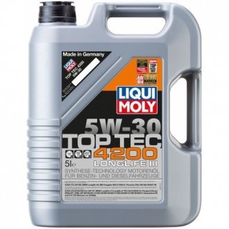 7661 LIQUI MOLY Масло моторное Liqui Moly Top Tec 4200 5W-30 (5 л)