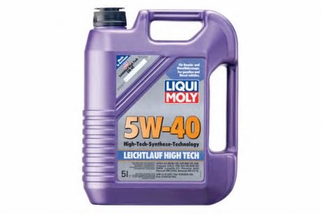 8029 LIQUI MOLY Масло моторное Liqui Moly Leichtlauf High Tech 5W-40 (5 л)