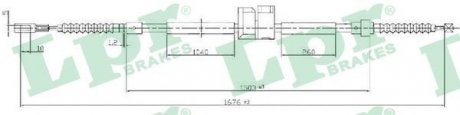 C0062B LPR Трос ручного тормоза