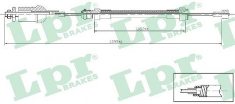 C0237C LPR Трос зчеплення
