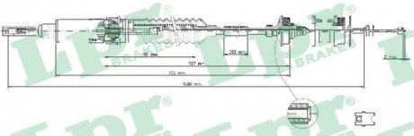 C0240C LPR Трос сцепления