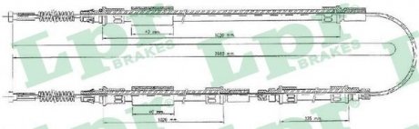 C0280B LPR Трос ручного тормоза