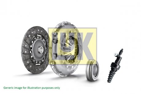 622 3336 21 LuK Комплект зчеплення VW Caddy III 1.4/1.6/2.0 04-15 (d=230mm) (+вижимний) LuK 622 3336 21