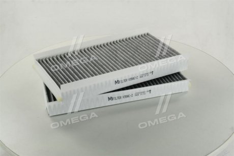 K 994C-2 M-FILTER Фільтр салону BMW 5 (E60) 3.0D 01- (вугільний) (к-кт)