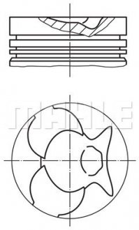 001 33 01 MAHLE / KNECHT Поршень