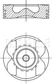 004 57 03 MAHLE / KNECHT Поршень