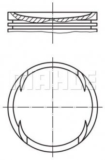 030 89 02 MAHLE / KNECHT Поршень