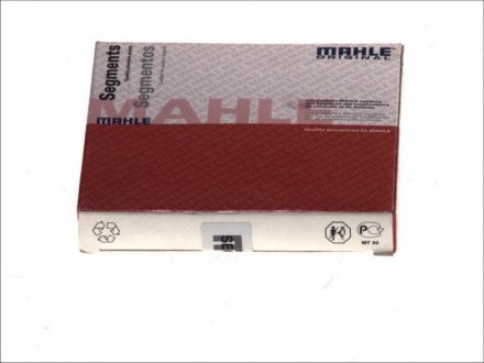 033 01 N2 MAHLE / KNECHT Кільця поршневі MAHLE 033 01 N2