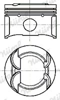 081PI00104000 MAHLE / KNECHT Поршень