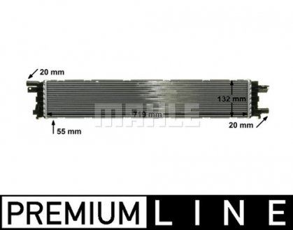 CIR 12 000P MAHLE / KNECHT Радіатор охолодження двигуна A4/A5/A6/Q3 3,0 08-18