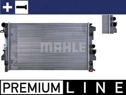 CR 608 000P MAHLE / KNECHT Радіатор охолодження MAHLE CR 608 000P