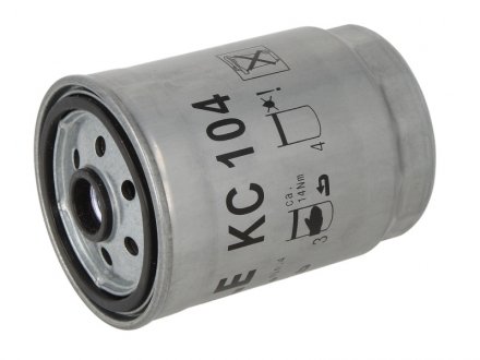 KC 104 MAHLE / KNECHT Фильтр топливный KNECHT KC 104