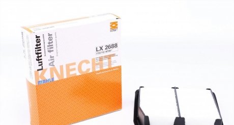 LX 2688 MAHLE / KNECHT Фільтр повітряний KNECHT LX 2688