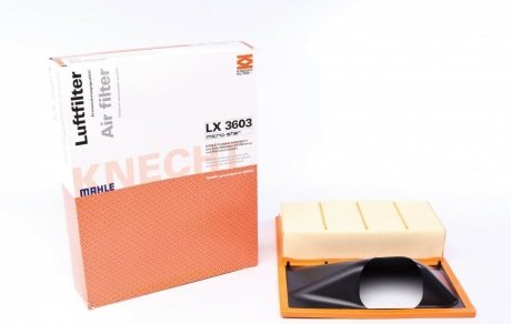 LX 3603 MAHLE / KNECHT Фільтр повітряний KNECHT LX 3603