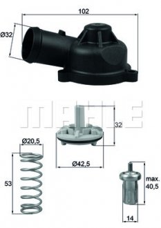 TI 244 83 D MAHLE / KNECHT Термостат