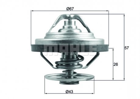 TX 158 79 MAHLE / KNECHT Термостат