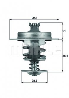 TX 67 83D MAHLE / KNECHT Термостат MAHLE TX 67 83D