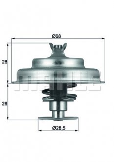 TX 75 80 D MAHLE / KNECHT Термостат