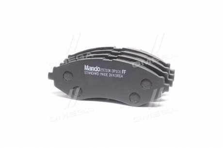 MPD03 MANDO Колодки тормозные передние R14 (система Akebono) Daewoo Lanos 1,6 MANDO