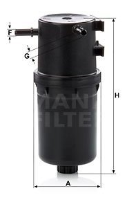 WK9016 MANN Фильтр топливный