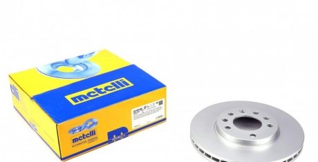 Диск тормозной (передний) Opel Combo 01-11/Astra 98-/Zafira/Meriva 99-15 (280x24.9) (с покр.) (вент) METELLI 23-0514C