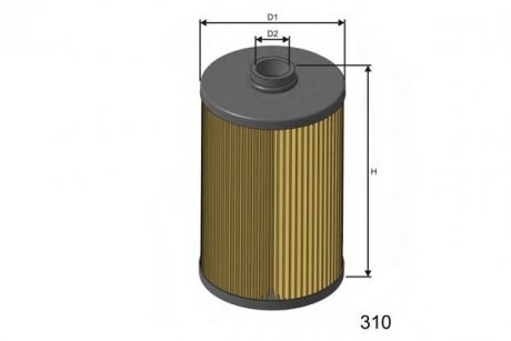 F103 MISFAT Фильтр топливный DB C220/270/320 CDI