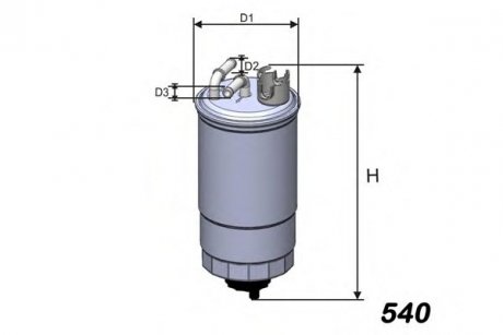 M275 MISFAT Фильтр топливный VW/Seat 1.9 SDI/TDI 98-05