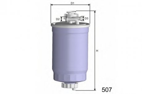 M415 MISFAT Фильтр топливный VW Caddy II,Polo III 1.9SDI,TDI