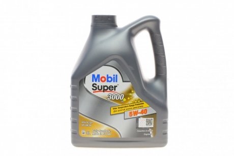 152566 MOBIL Масло моторное 5w40 SUPER 3000 X1 (Америка, MOBIL) 4л.