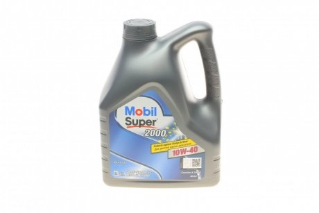 152568 MOBIL Олива моторна MOBIL SUPER 2000  Х1  10W40 / 4л MOBIL 152568