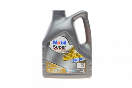 153018 MOBIL Олива моторна MOBIL SUPER 3000 XE  5W30/4л MOBIL 153018