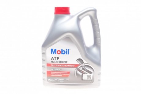 Олива трансмісійна MOBIL ATF MULTI-VEHICLE 4 л MOBIL 156096