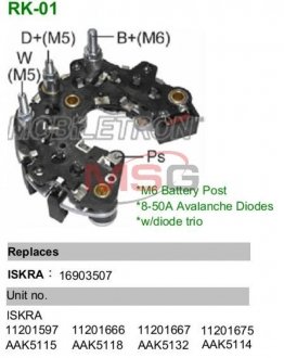 RK01 MOBILETRON Выпрямитель диодный