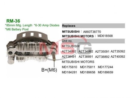 RM36 MOBILETRON Випрямляч діодний