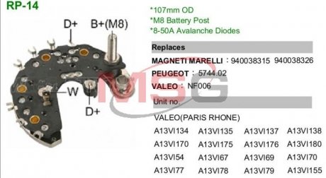 RP14 MOBILETRON Випрямляч діодний