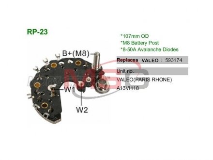 RP23 MOBILETRON Выпрямитель