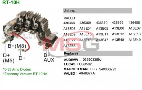 RT10H MOBILETRON Выпрямитель диодный