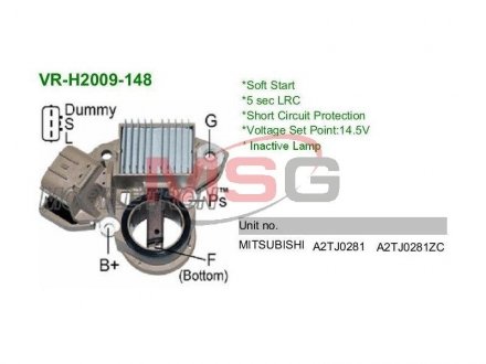 VRH2009148 MOBILETRON Регулятор напруги генератора