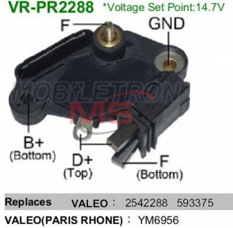 VR-PR2288 MOBILETRON Реле регулятор генератора MOBILETRON VR-PR2288