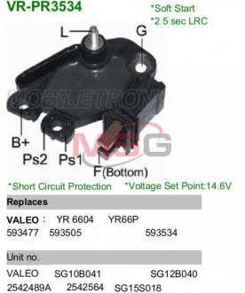 VRPR3534 MOBILETRON Регулятор генератора