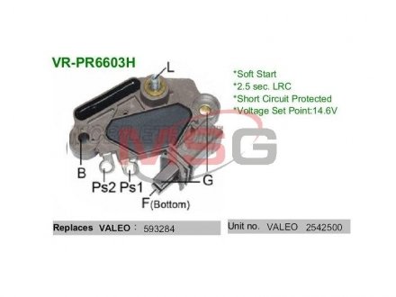 Регулятор напруги генератора VRPR6603H