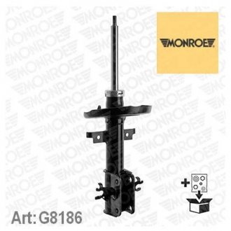 G8186 MONROE MONROE RENAULT амортизатор газ.передн.Laguna III 07-